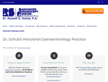 Tablet Screenshot of drschub.com